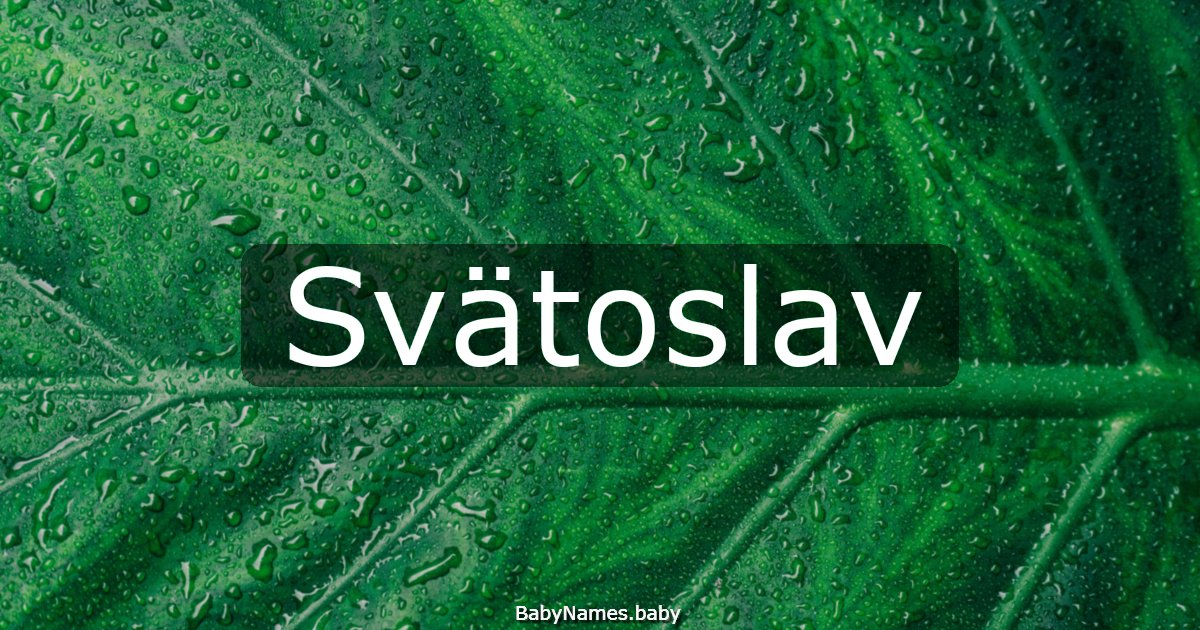 Svätoslav