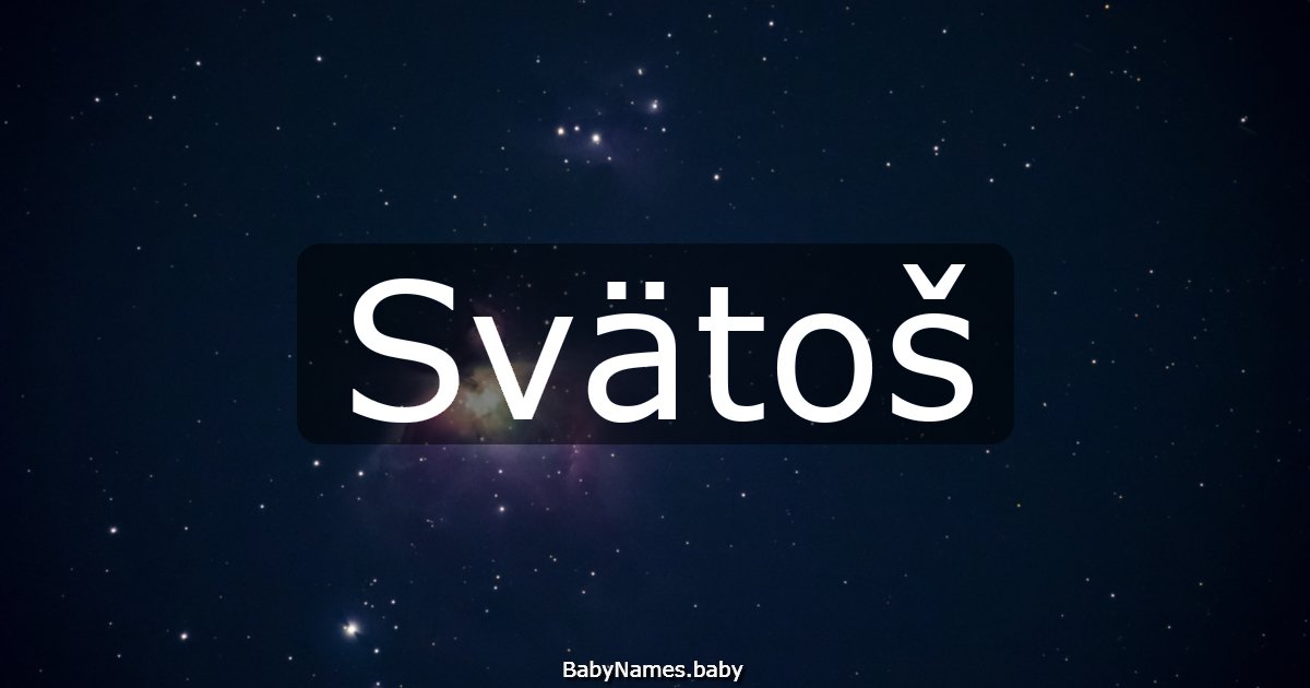 Svätoš