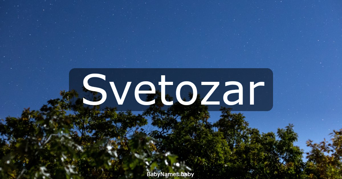 Svetozar