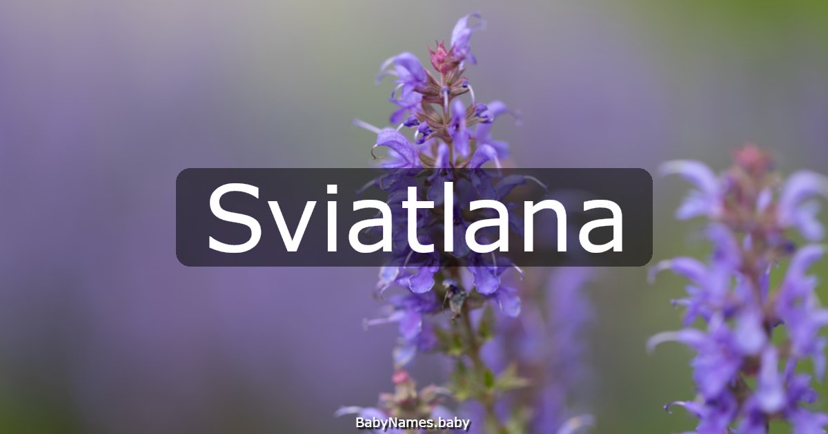 Sviatlana