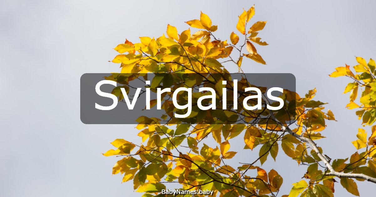 Svirgailas