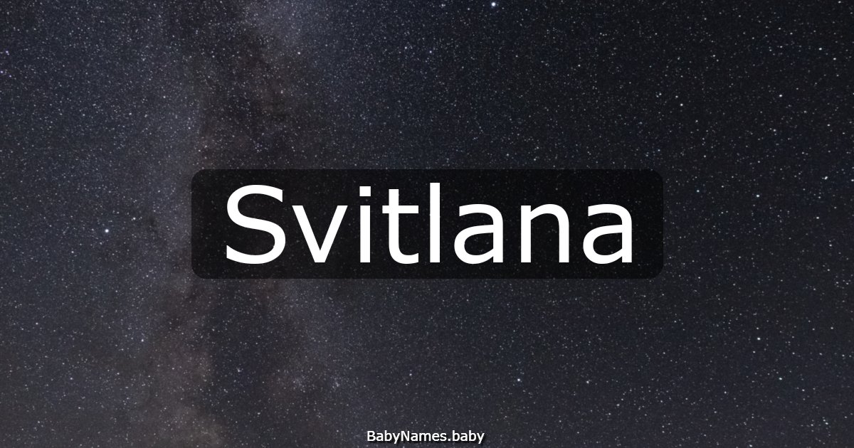 Svitlana