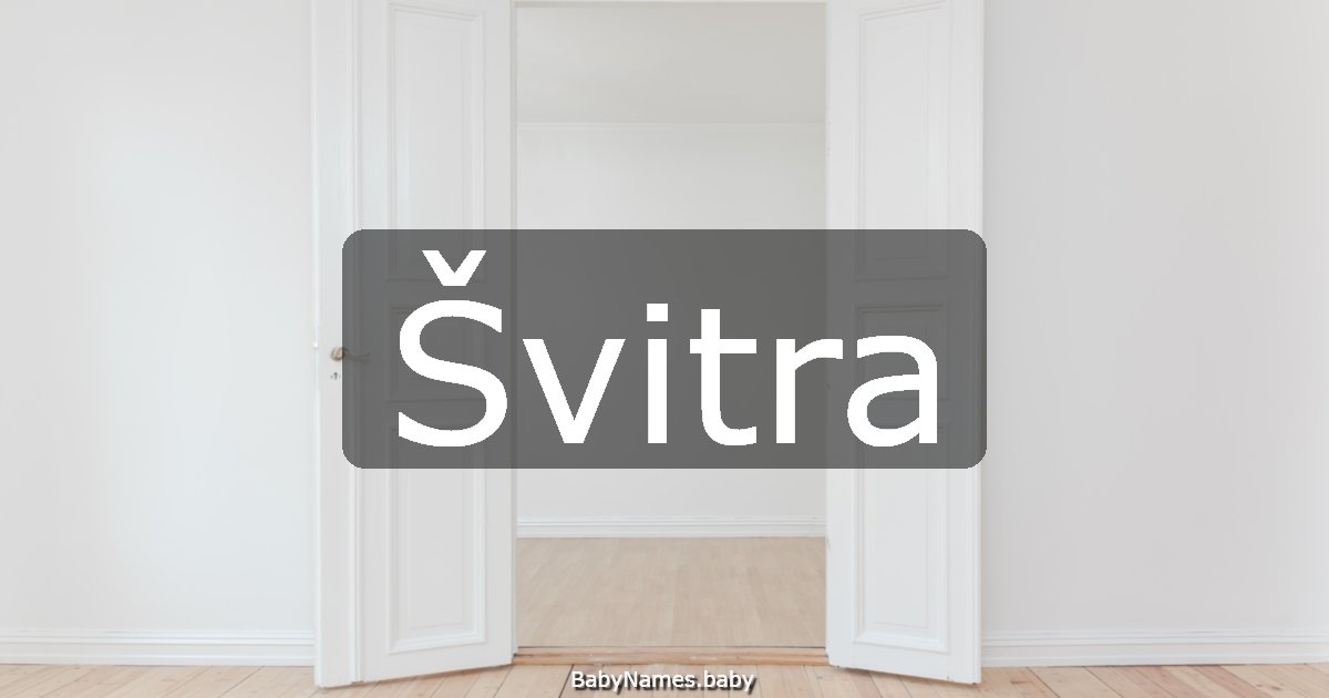 Švitra