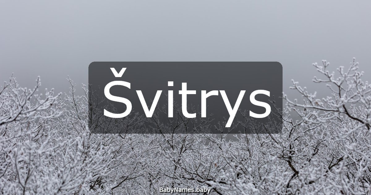 Švitrys