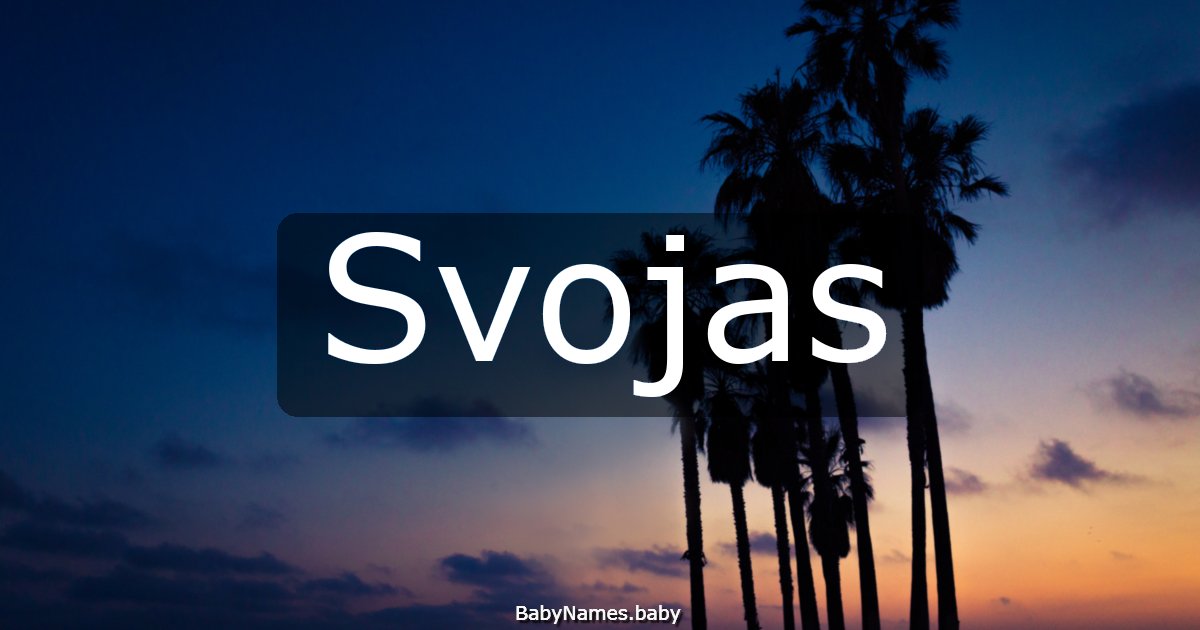 Svojas