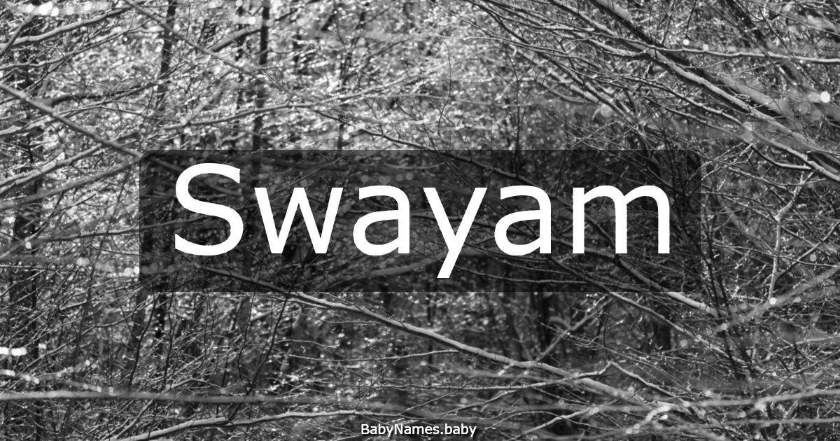 Swayam
