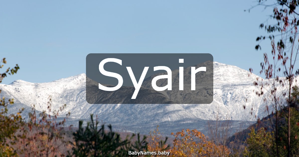 Syair