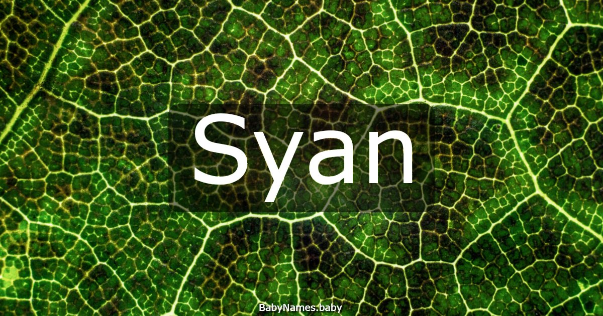 Syan