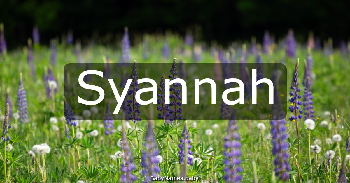 Syannah