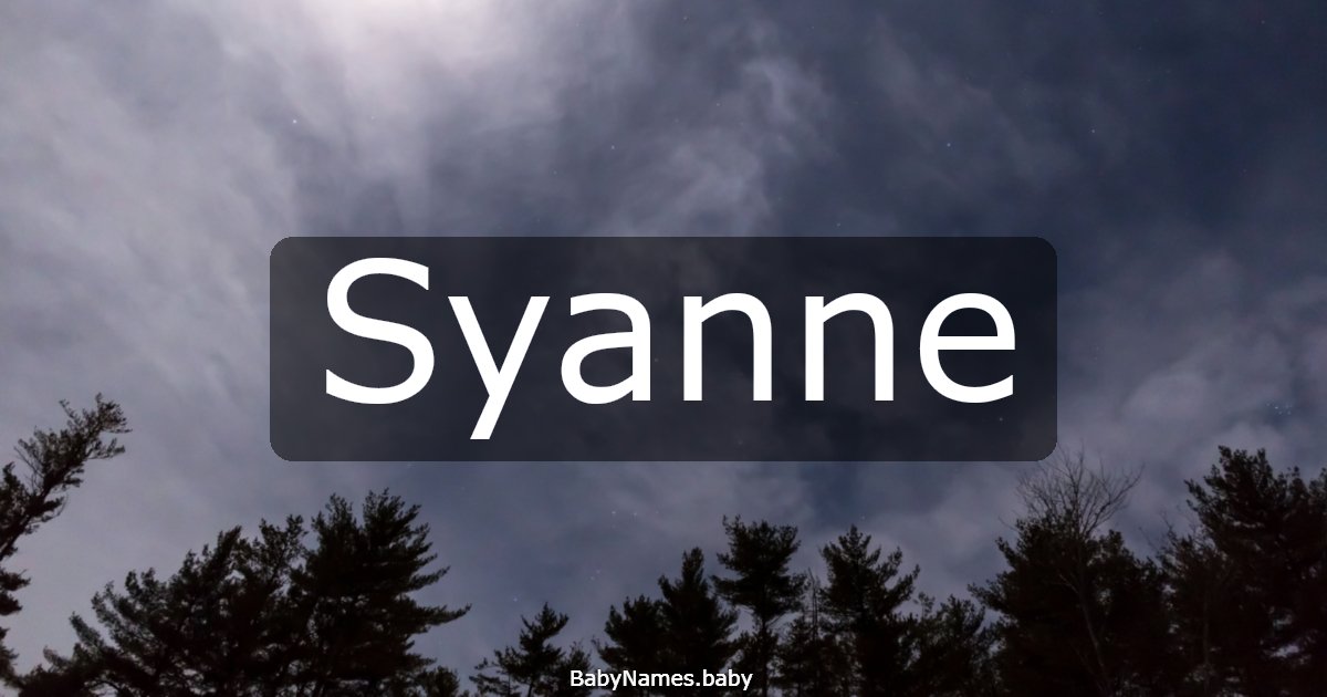 Syanne