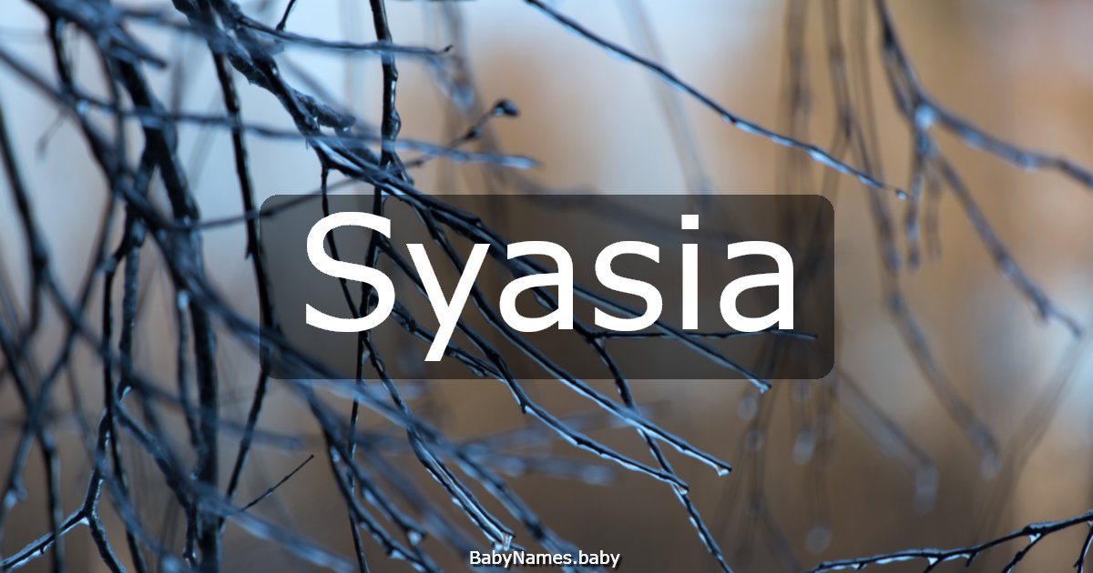 Syasia