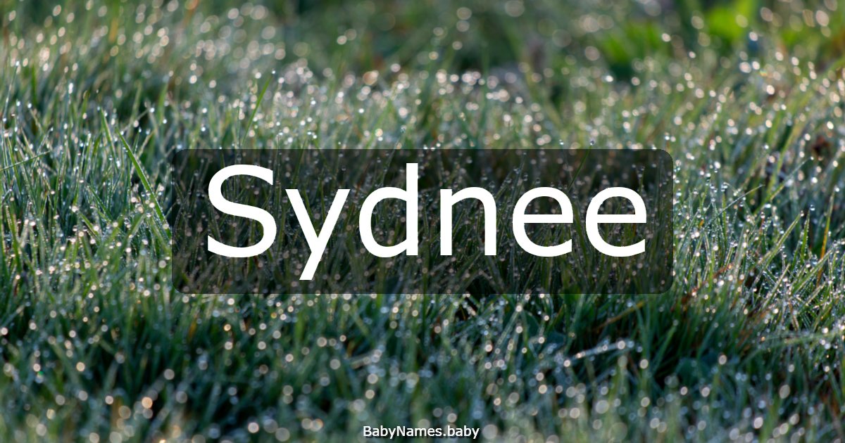 Sydnee