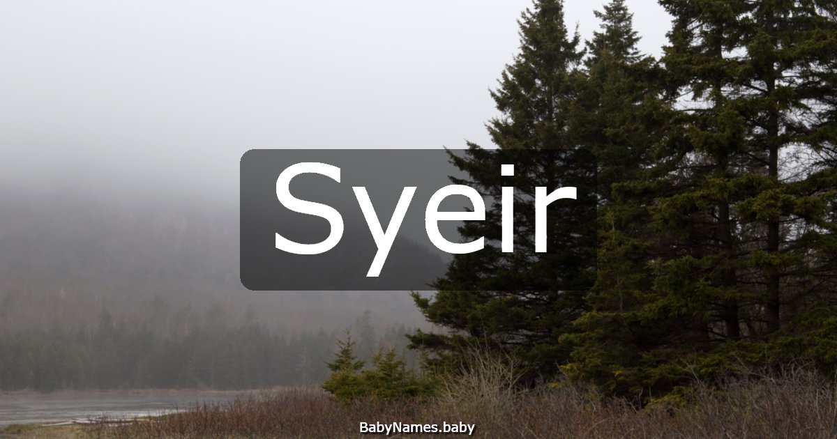 Syeir