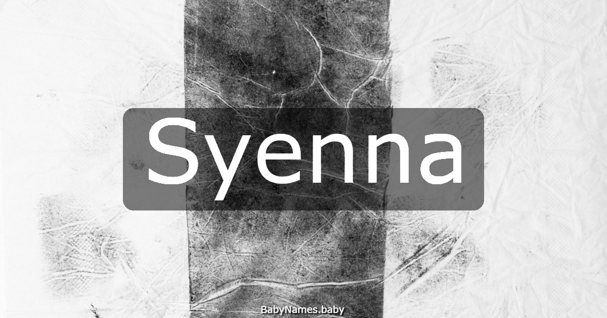 Syenna
