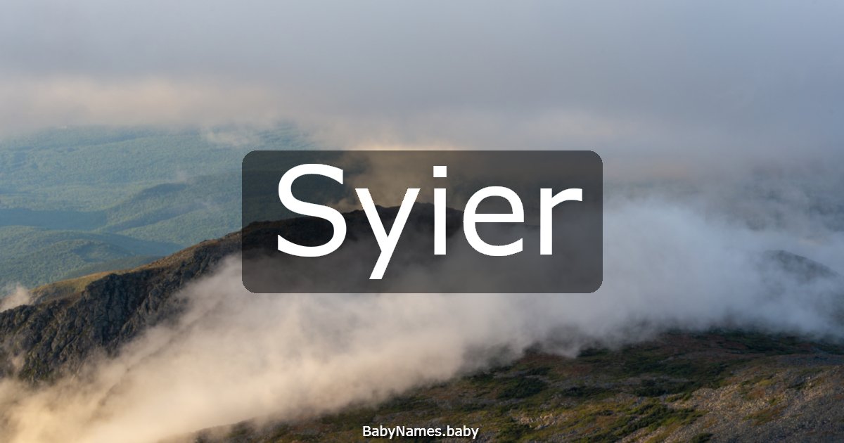 Syier