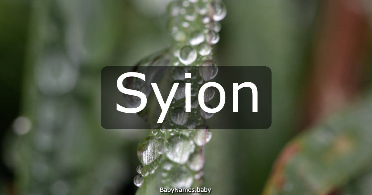 Syion