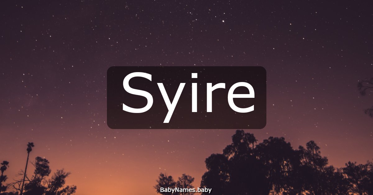 Syire