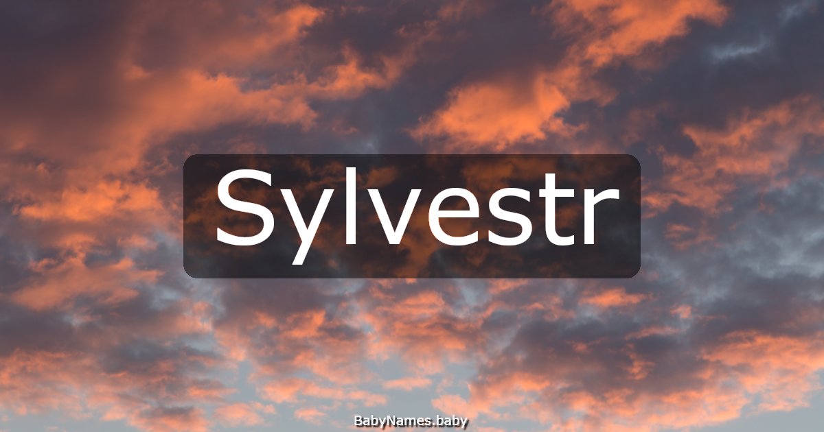 Sylvestr