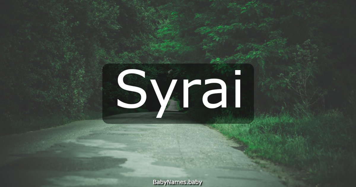 Syrai