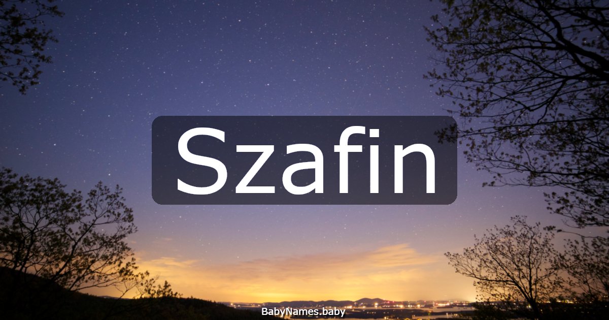 Szafin