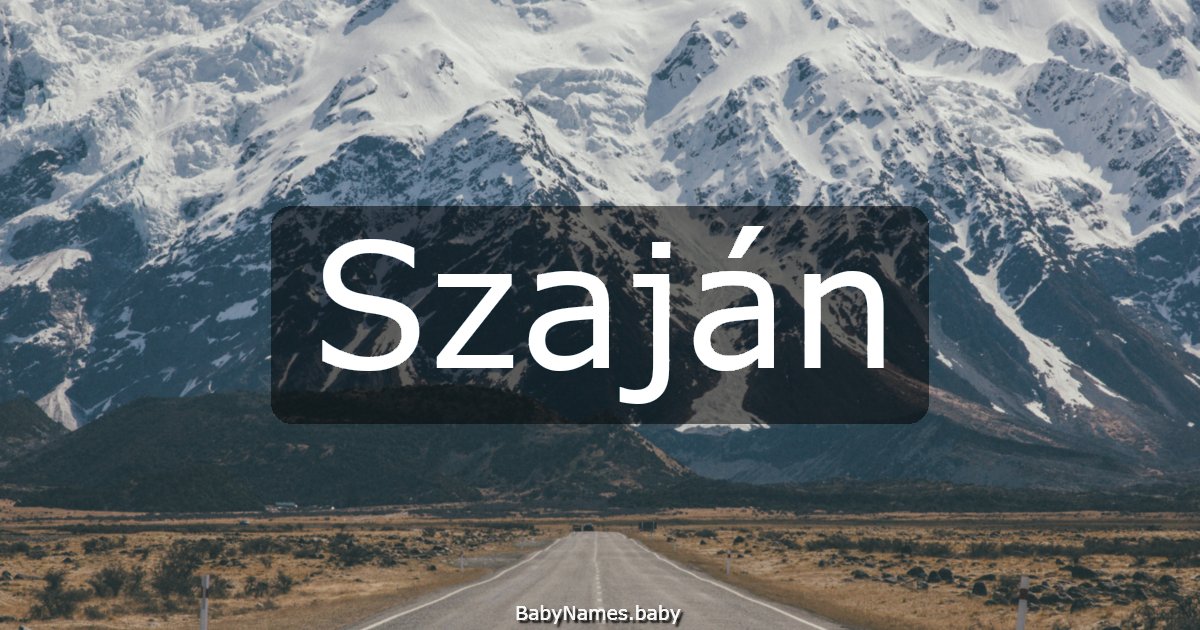 Szaján