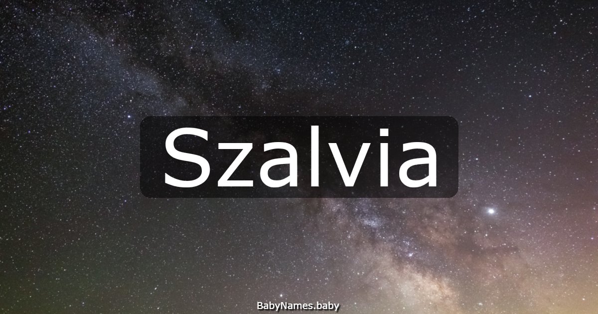 Szalvia