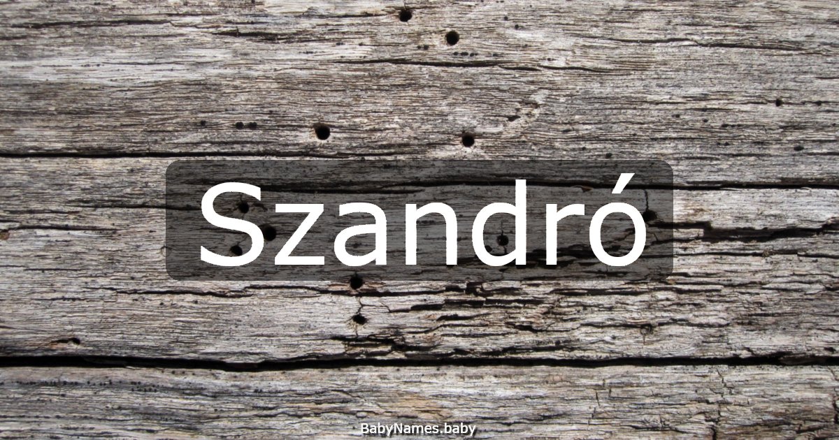 Szandró