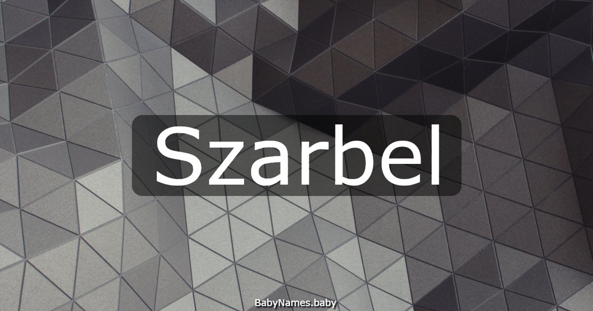 Szarbel