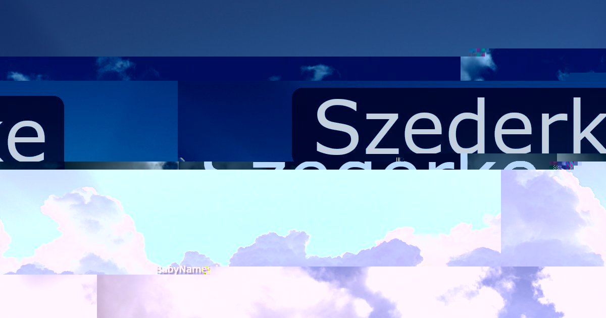 Szederke