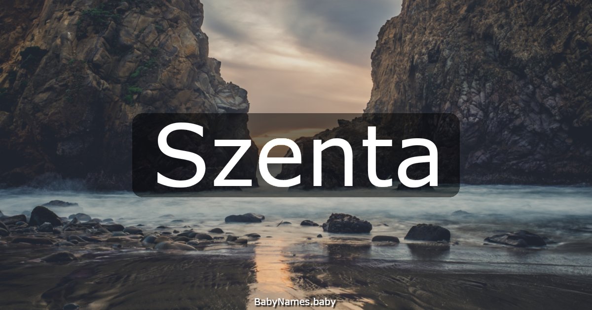 Szenta