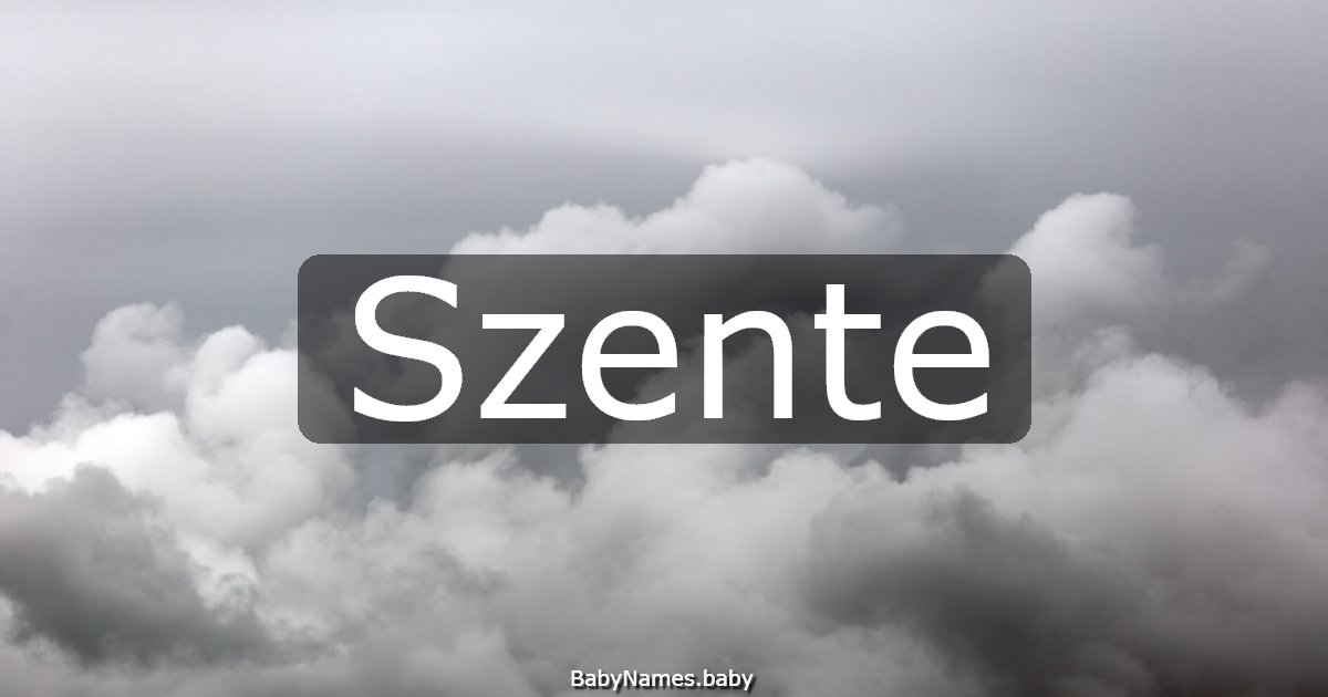 Szente
