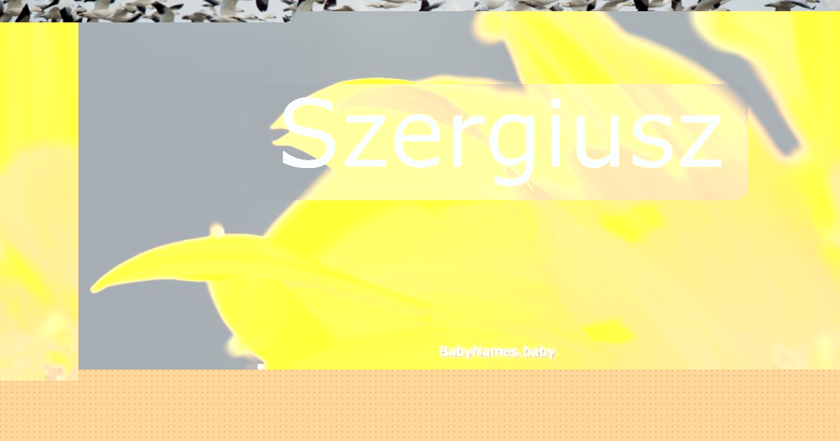 Szergiusz