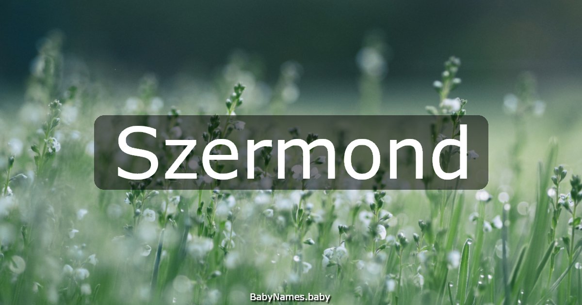 Szermond