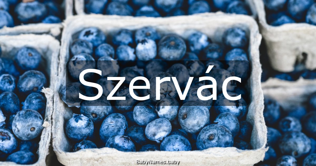 Szervác
