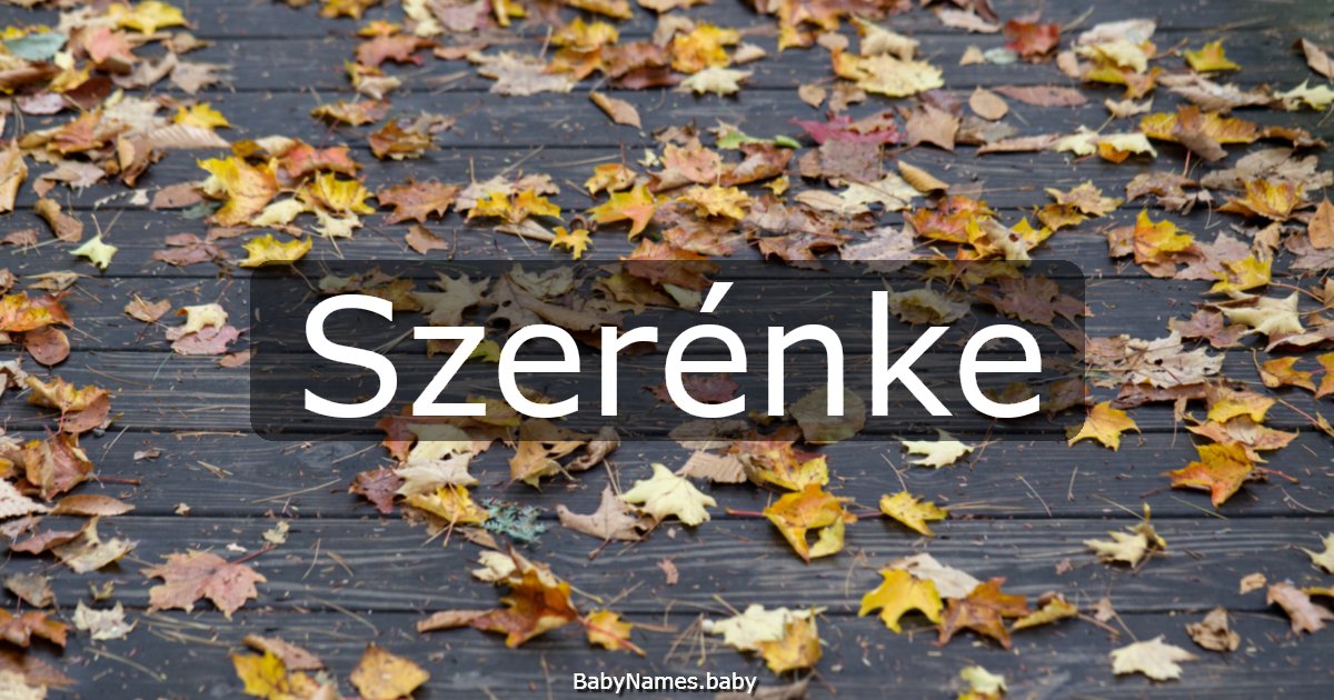 Szerénke