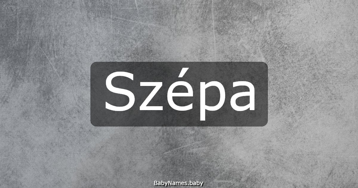 Szépa
