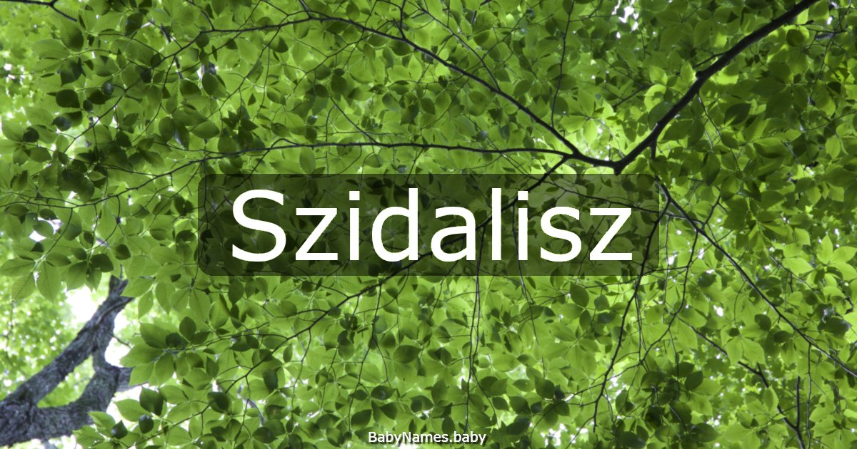 Szidalisz