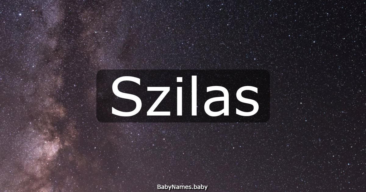 Szilas