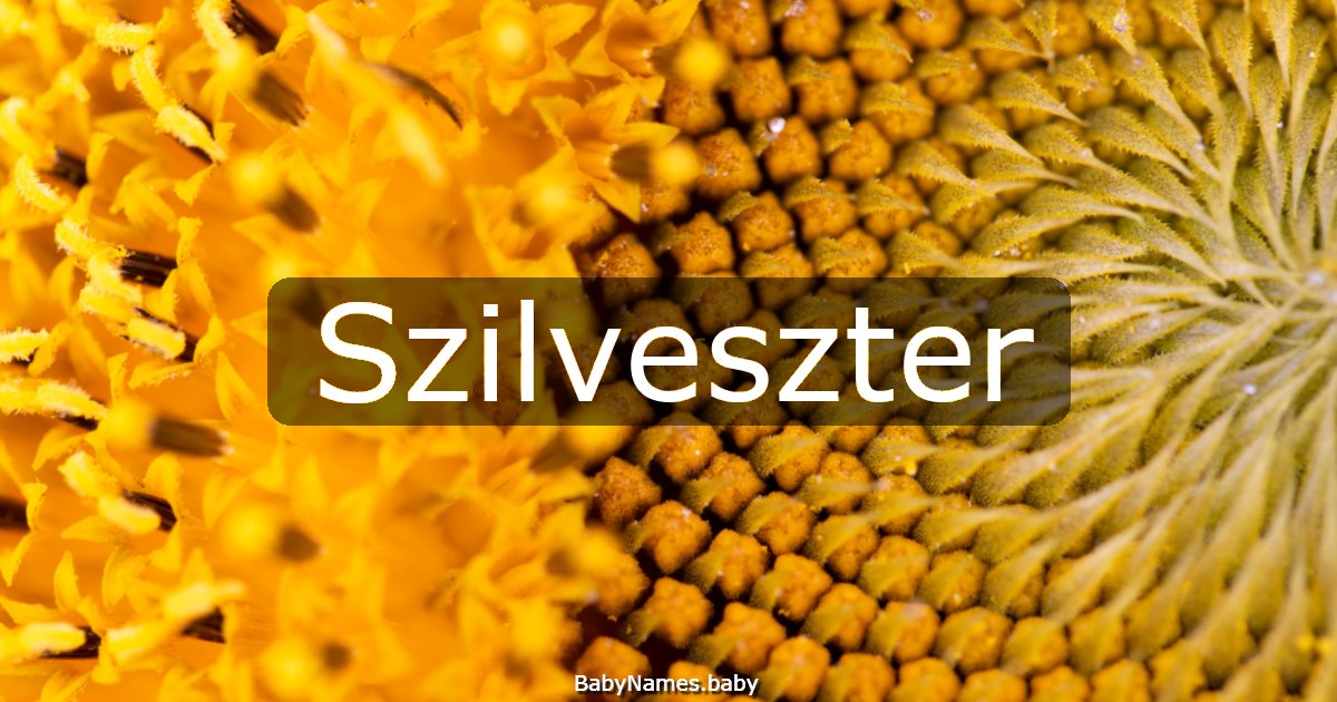 Szilveszter