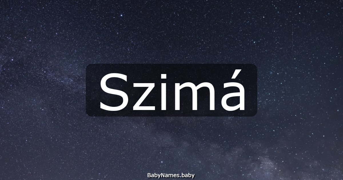 Szimá