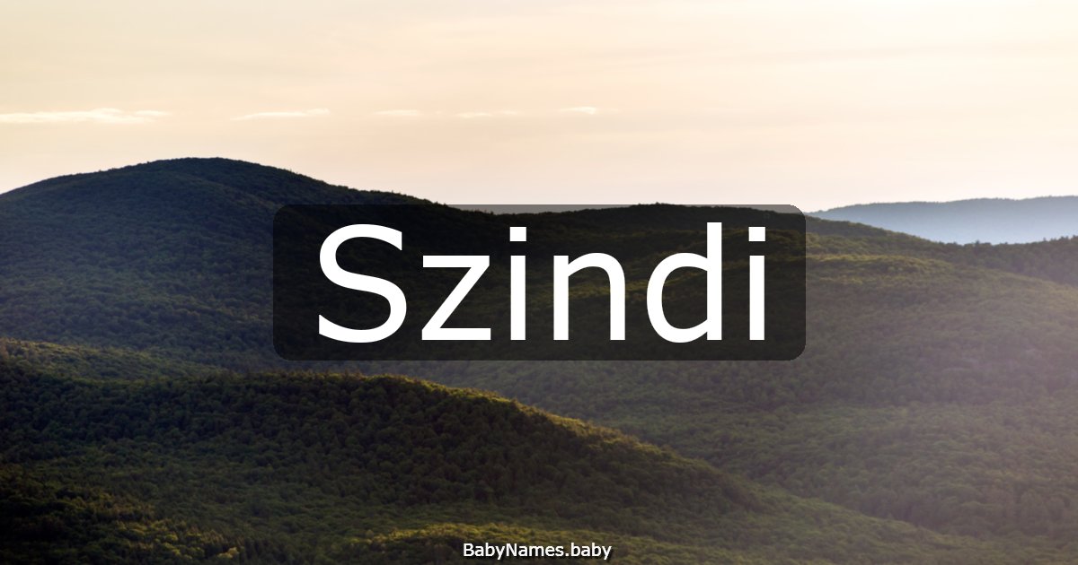 Szindi