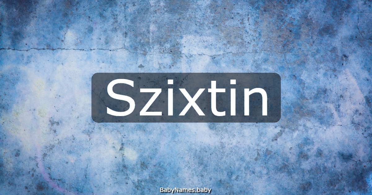 Szixtin