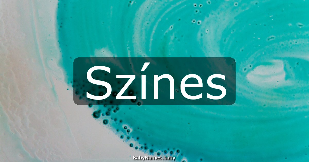 Színes