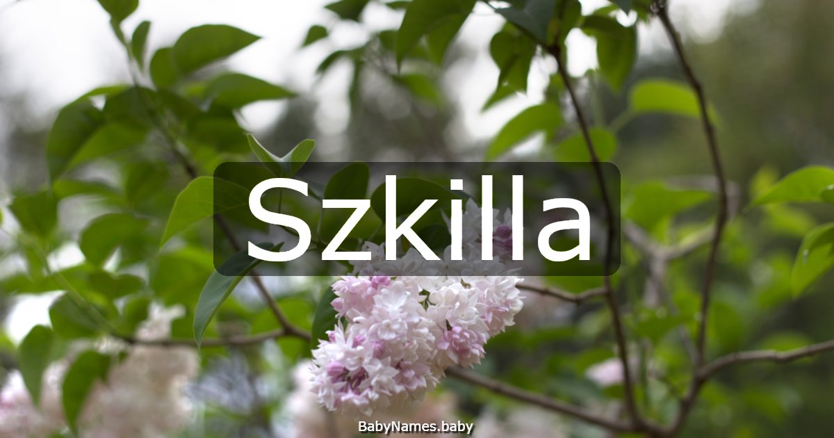 Szkilla