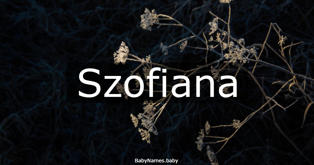 Szofiana