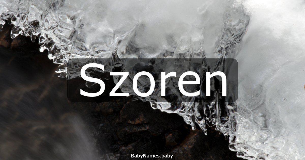 Szoren