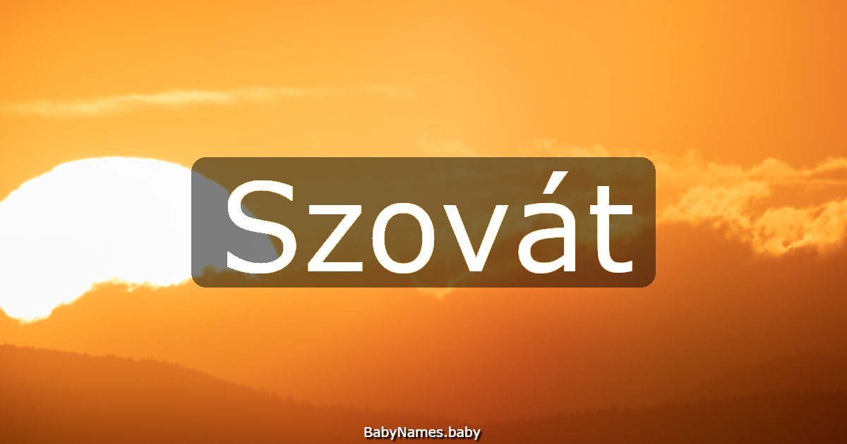 Szovát