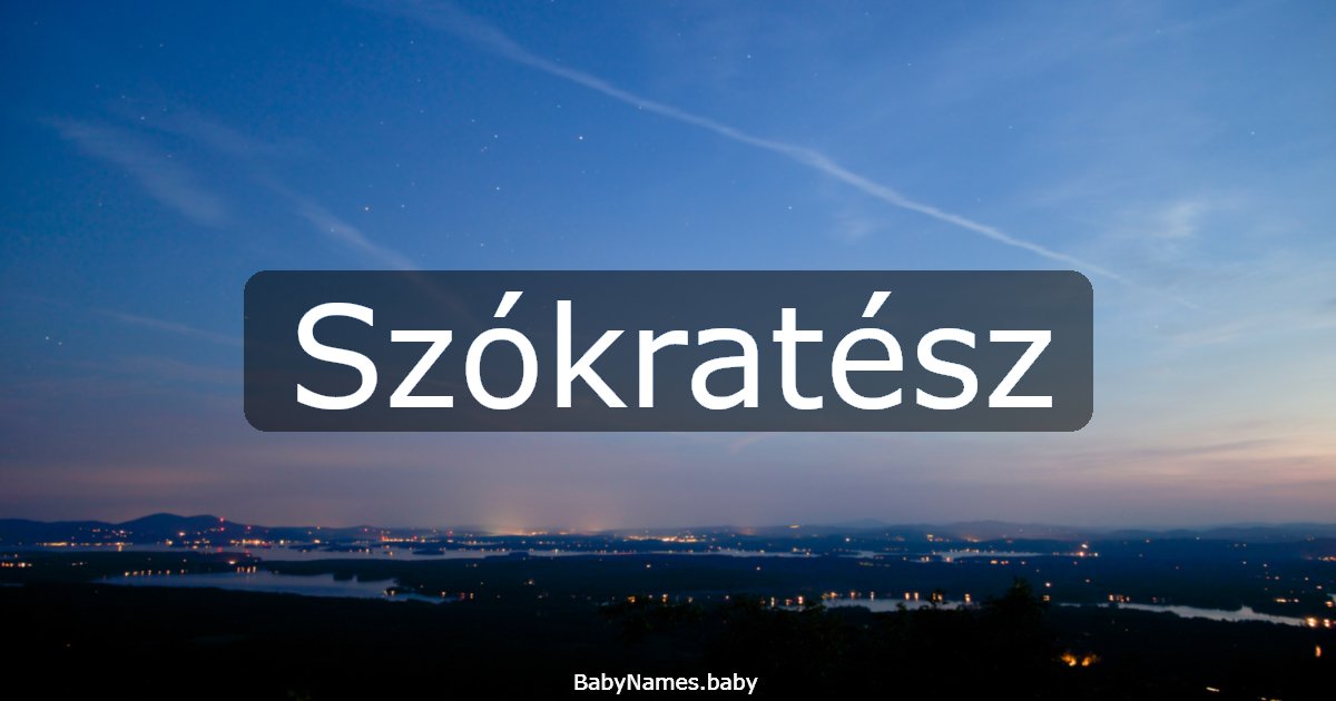 Szókratész