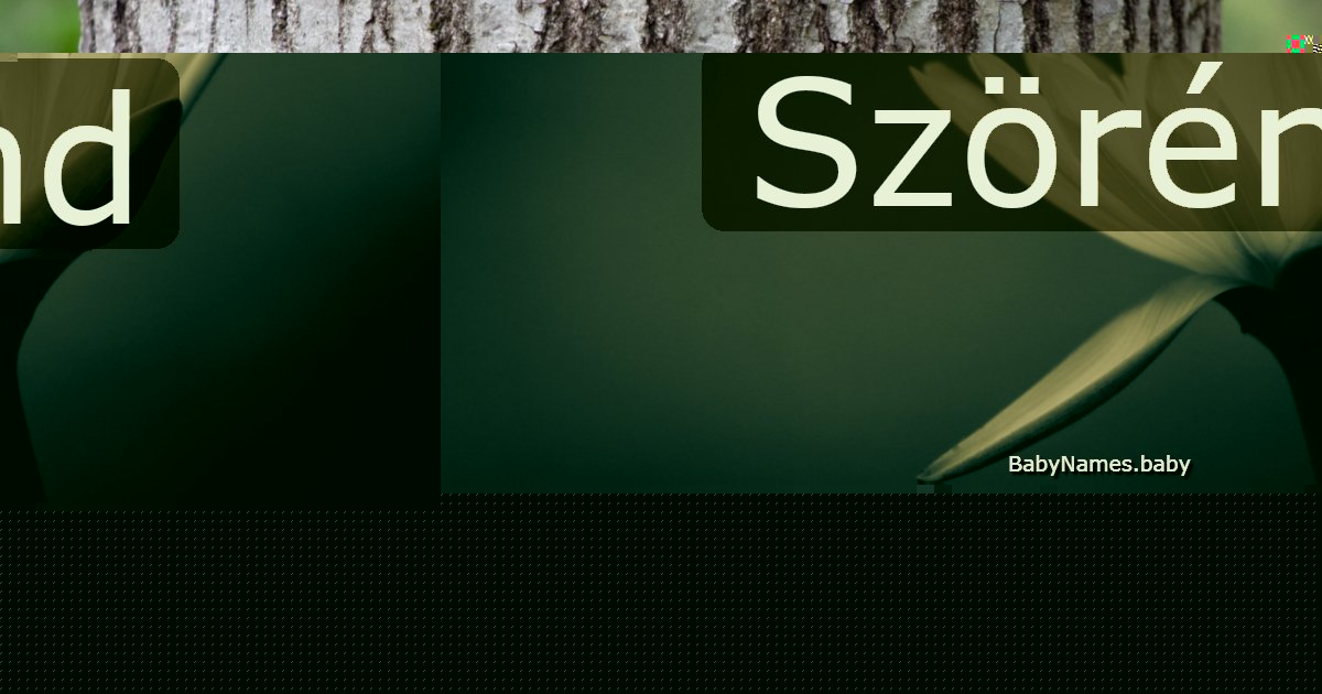 Szörénd