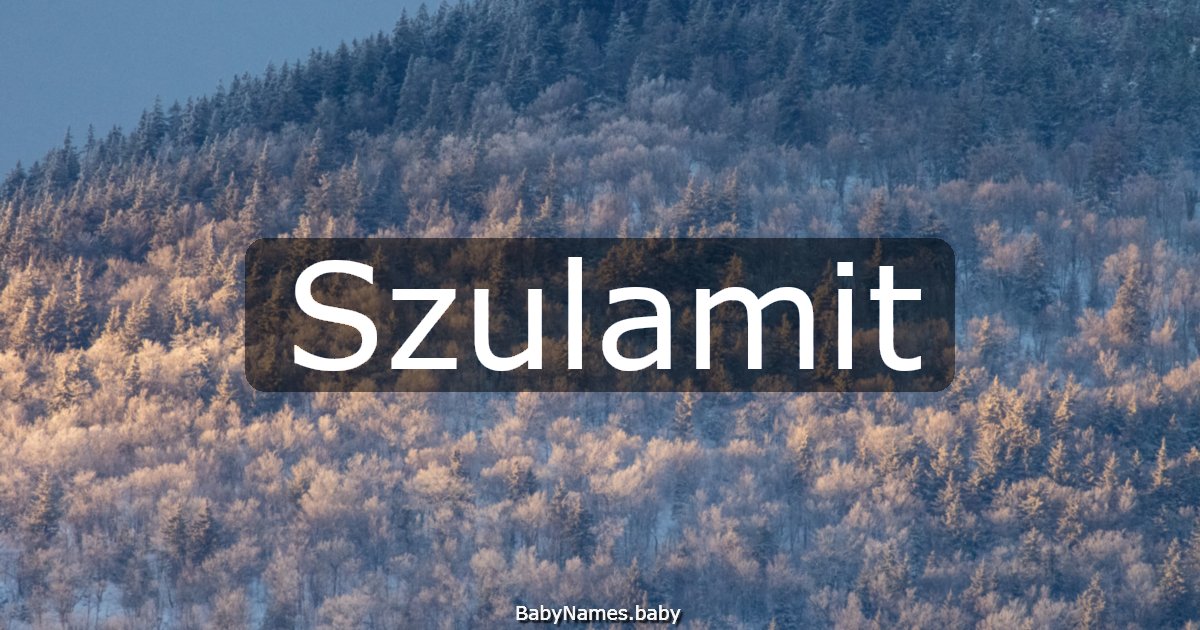 Szulamit